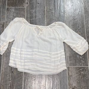 Cream blouse